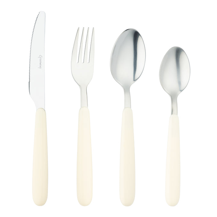 Bistro 4311 24 Piece Cutlery Set White