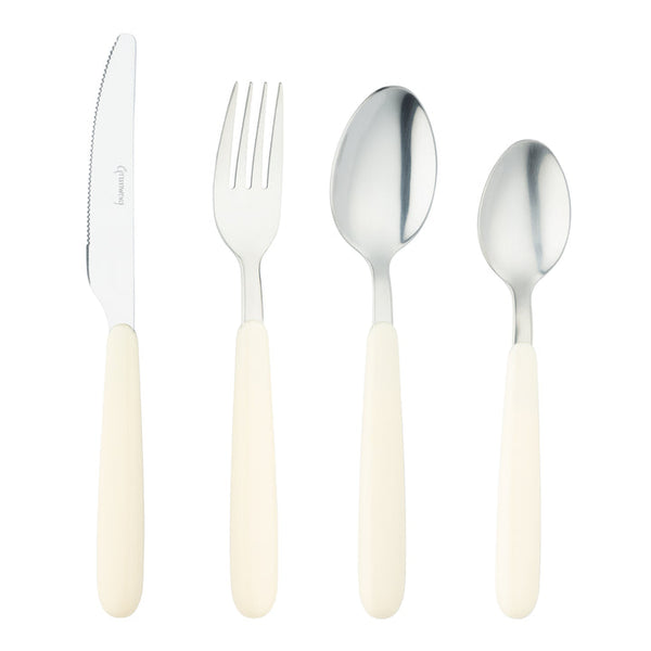 Bistro 4311 24 Piece Cutlery Set White