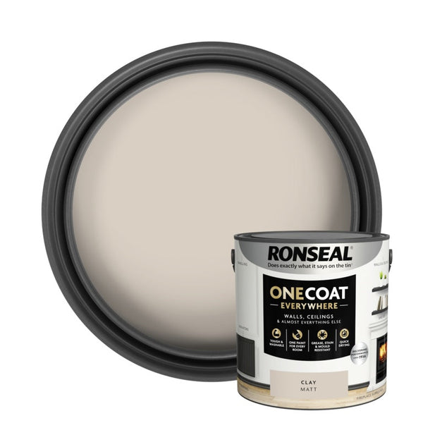 Ronseal One Coat Everywhere 2.5L - Clay Matt