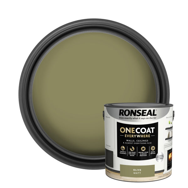 Ronseal One Coat Everywhere 2.5L - Olive Matt