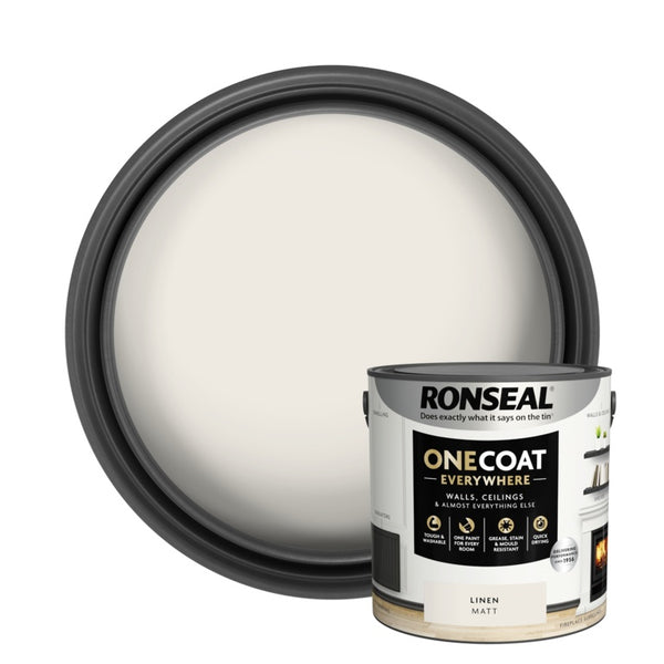 Ronseal One Coat Everywhere 2.5L - Linen Matt