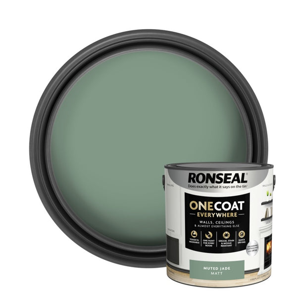 Ronseal One Coat Everywhere 2.5L - Muted Jade Matt