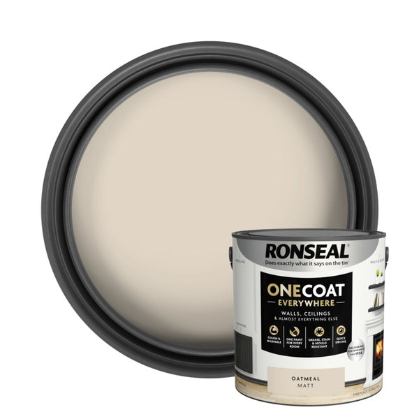 Ronseal One Coat Everywhere 2.5L - Oatmeal Matt