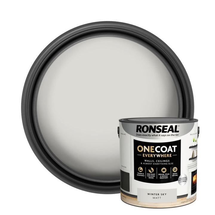 Ronseal One Coat Everywhere 2.5L - Winter Frost Matt
