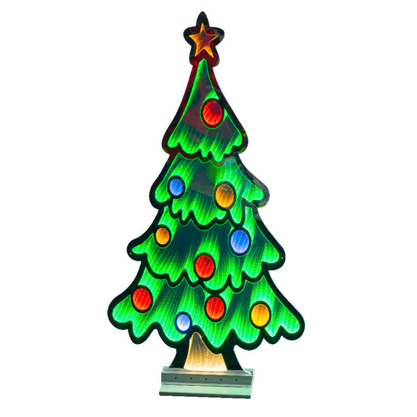 LED Infinity Light – Tree Design, Steady Glow, Indoor Use