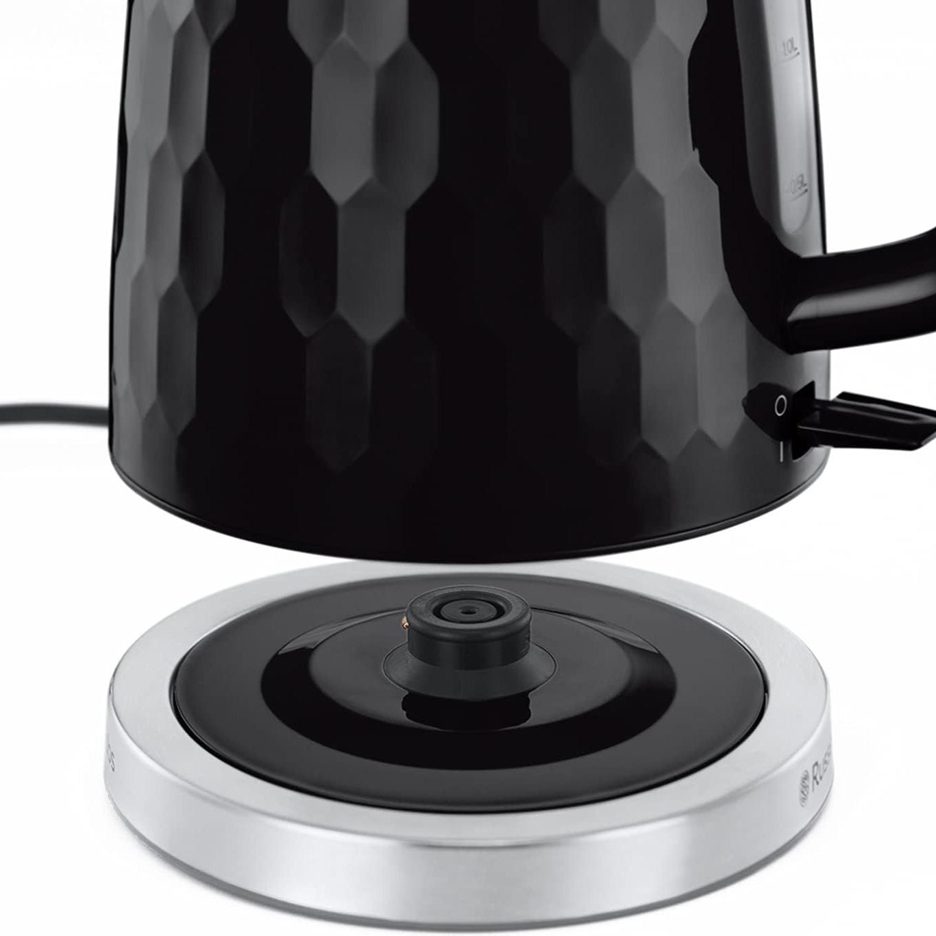 Russell Hobbs Honeycomb Black Kettle 1.7L