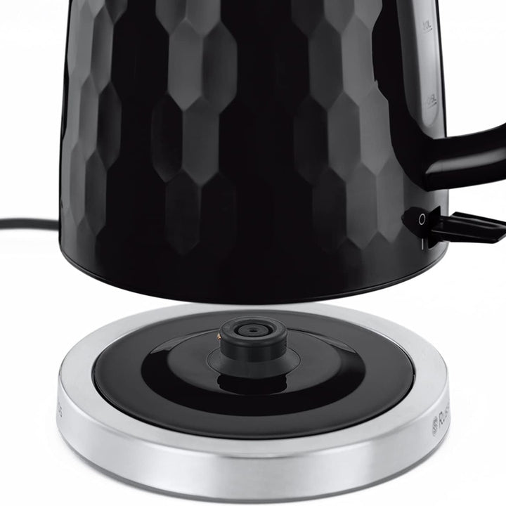 Russell Hobbs Honeycomb Black Kettle 1.7L