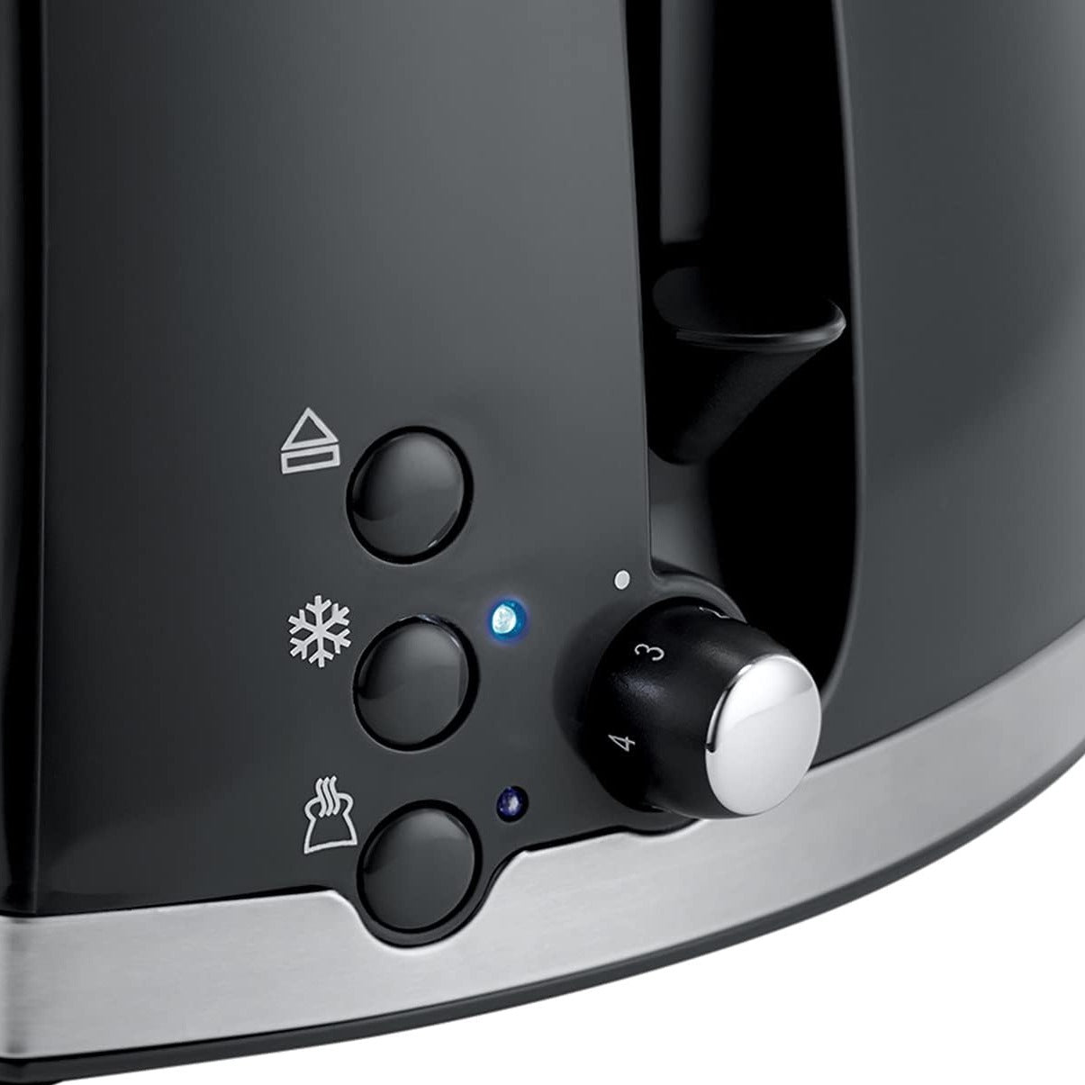 Russell Hobbs Honeycomb 2 Slice Black Toaster