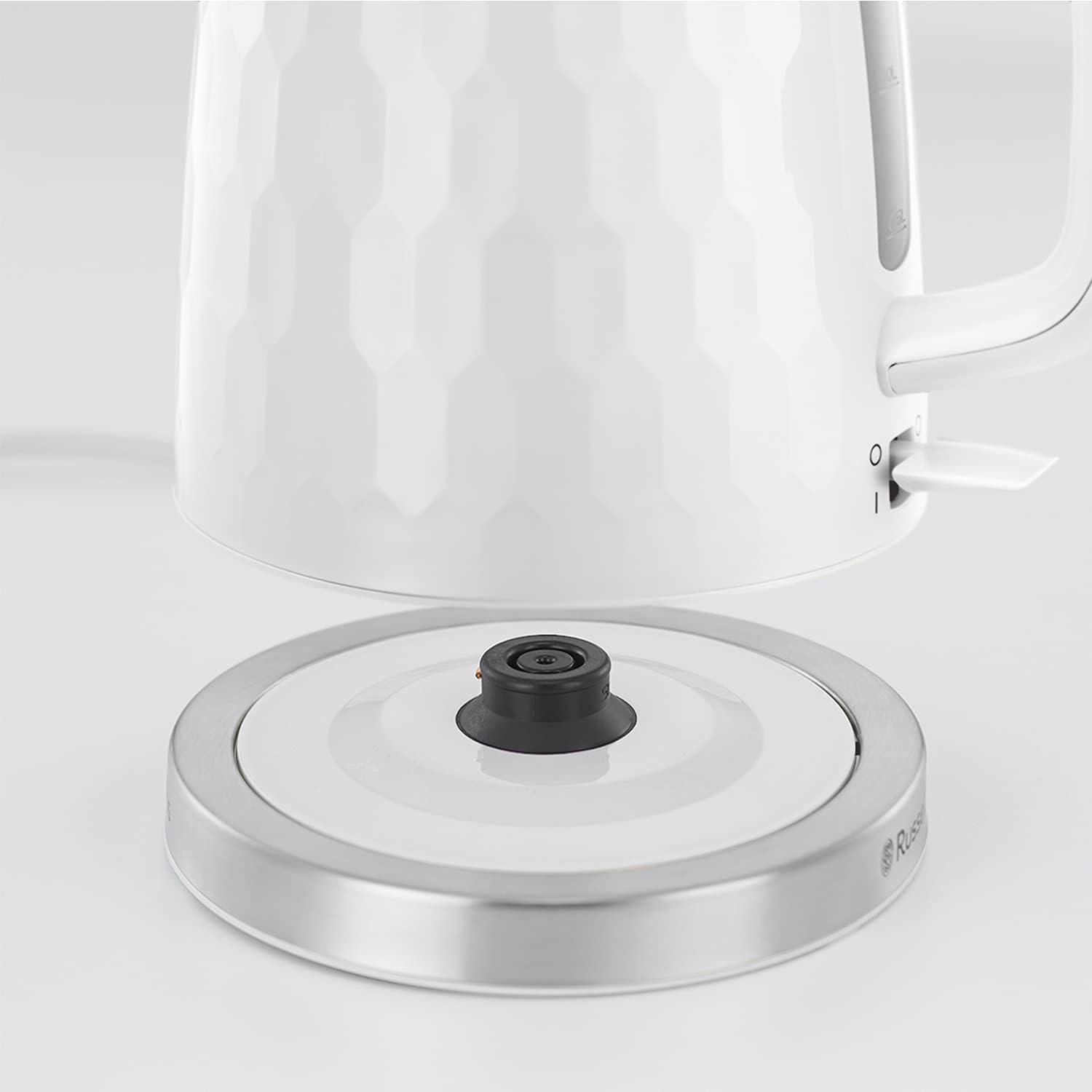 Russell Hobbs Honeycomb White Kettle 1.7L