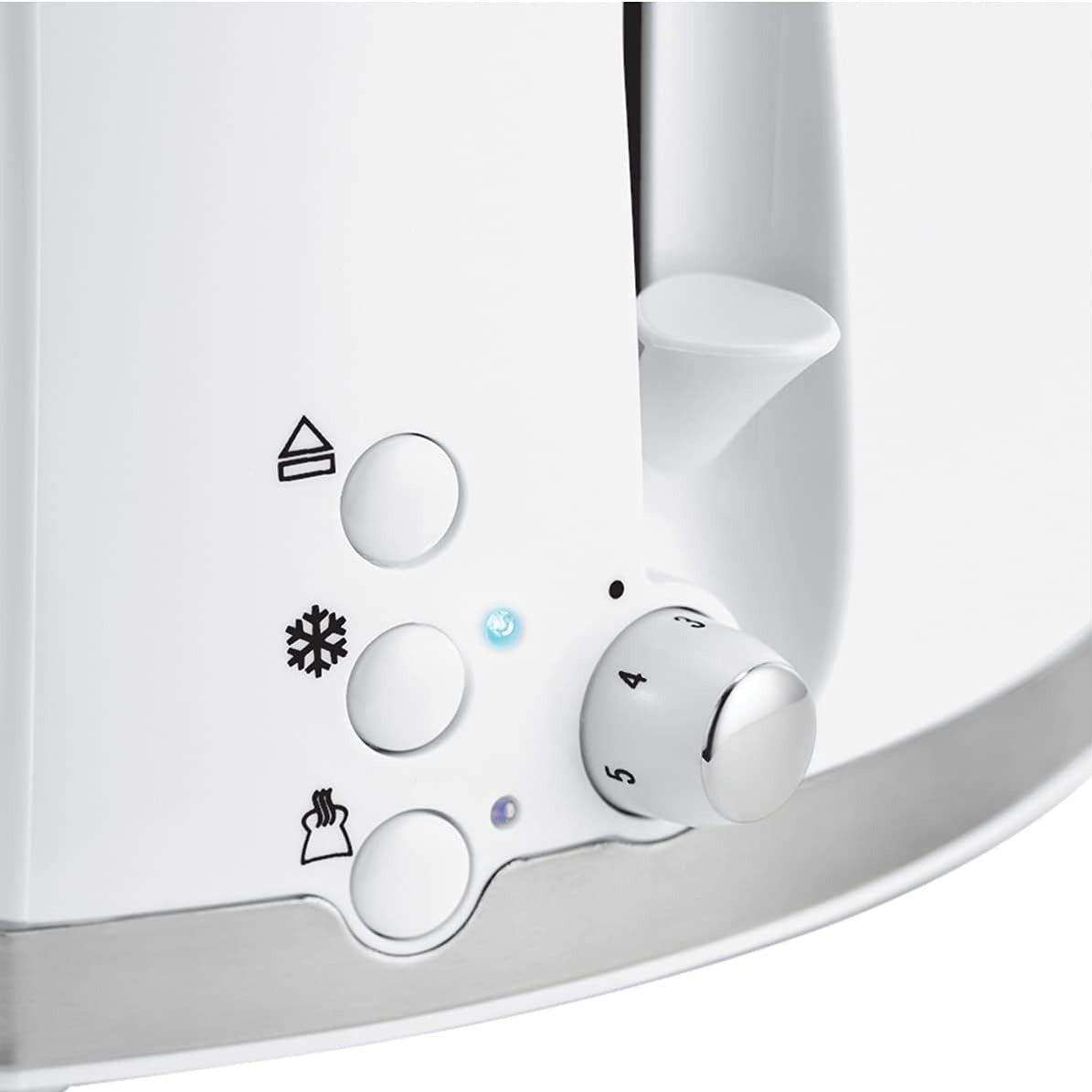 Russell Hobbs Honeycomb 2 Slice White Toaster