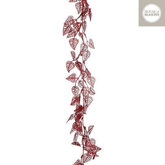 Garland Red Leaves 180cm