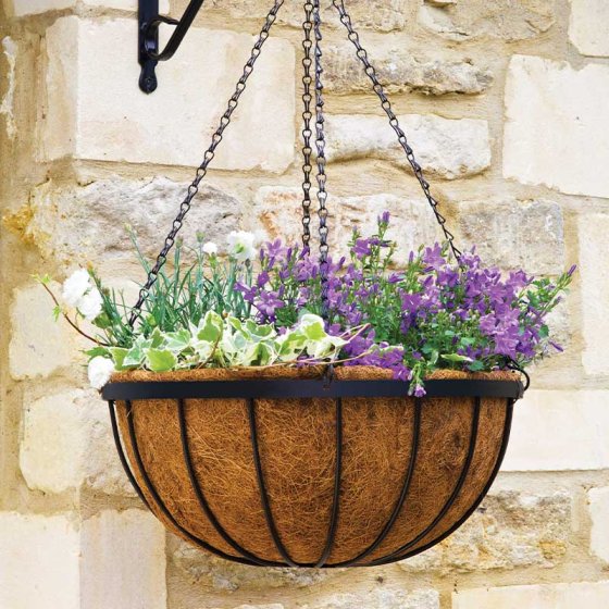 14 Inch Saxon Hanging Basket