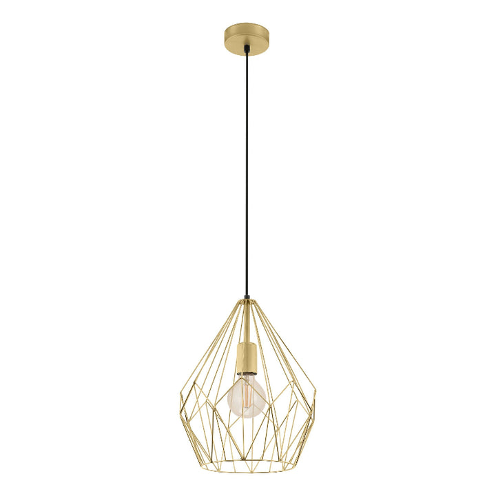 CARLTON Gold Pendant Ceiling Light