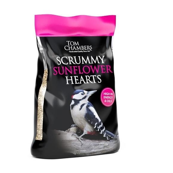 Tom Chambers Scrummy Sunflower Hearts 12.55kg