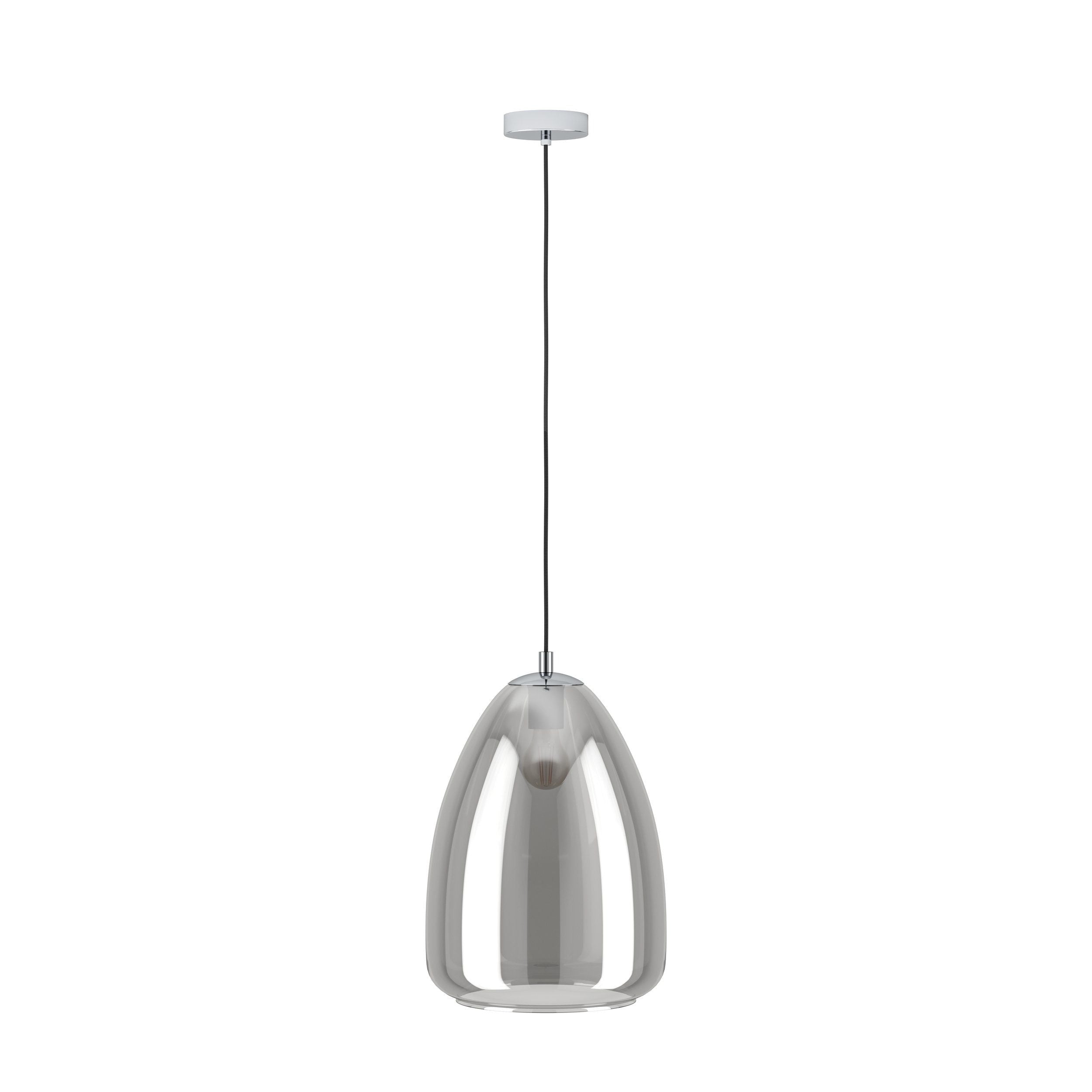 Alobrase Chrome Ceiling Pendant Light Wide