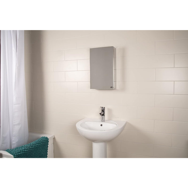 Bathroom Cabinet Single Door Stainless Steel