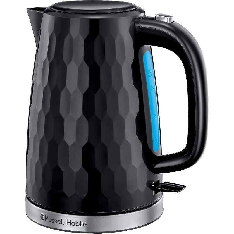 Russell Hobbs Honeycomb Black Kettle 1.7L