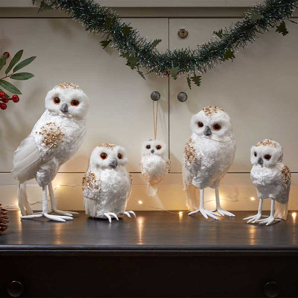 Glitzy Owl - 16cm