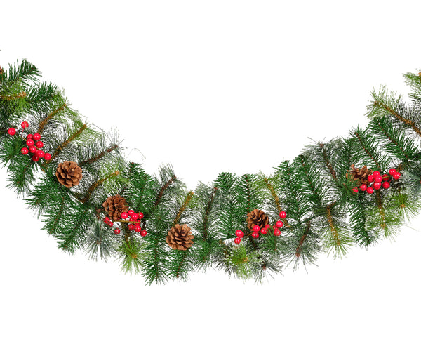 Ipswich Frosted Garland – Indoor Use
