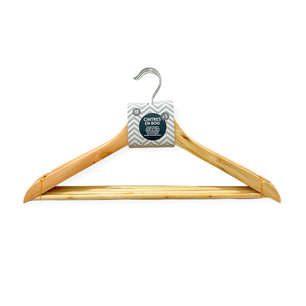 Wooden Hangers - Set of 5