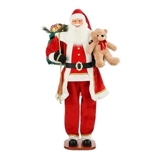 6ft Red Santa with Music and LEDs 180cm
