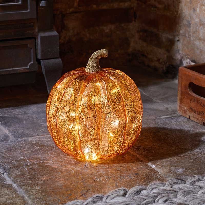 InLit Golden Pumpkin – Light-Up Pumpkin