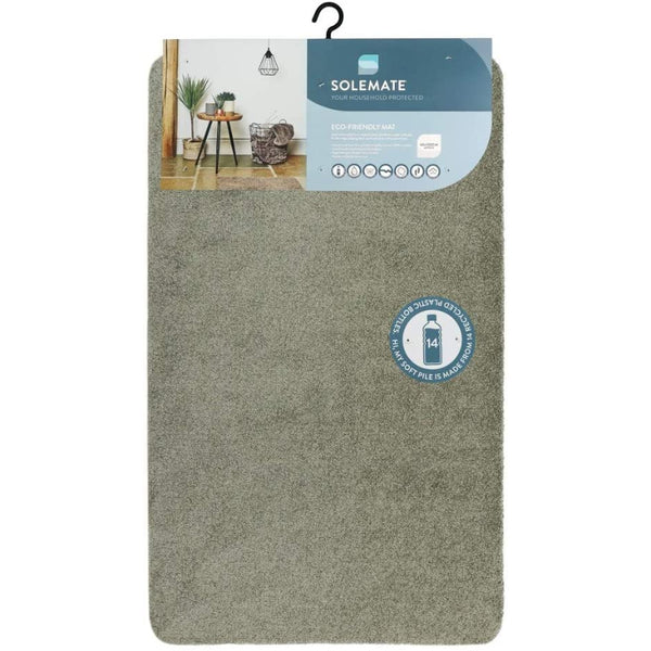 JVL SOLEMATE Eco-Friendly Door Mat, Graphite