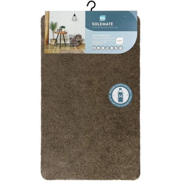 JVL SOLEMATE Eco-Friendly Door Mat , Truffle