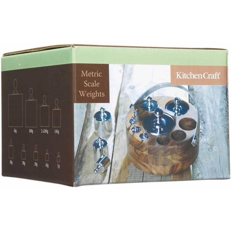 KitchenCraft Natural Elements 8 Piece Trad Weights