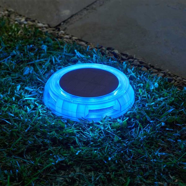 DecorDisk Multi Colored Garden LED Disk