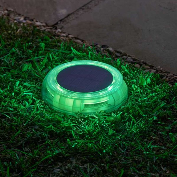DecorDisk Multi Colored Garden LED Disk