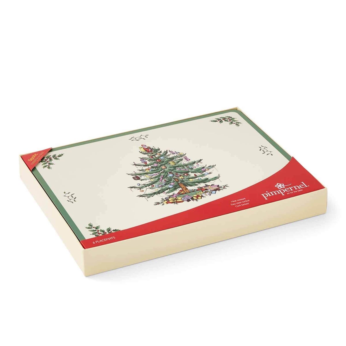 Pimpernel Christmas Tree Set of 6 Placemats