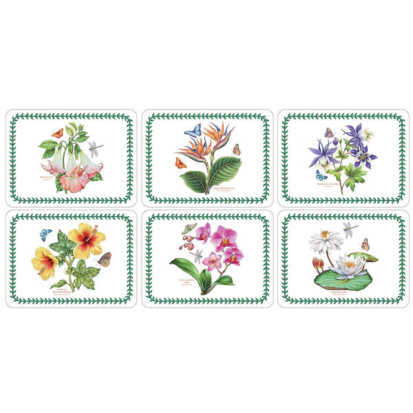 Pimpernel Exotic Botanic Garden Set of 6 Placemats