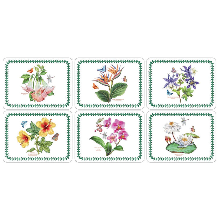 Pimpernel Exotic Botanic Garden Set of 6 Placemats
