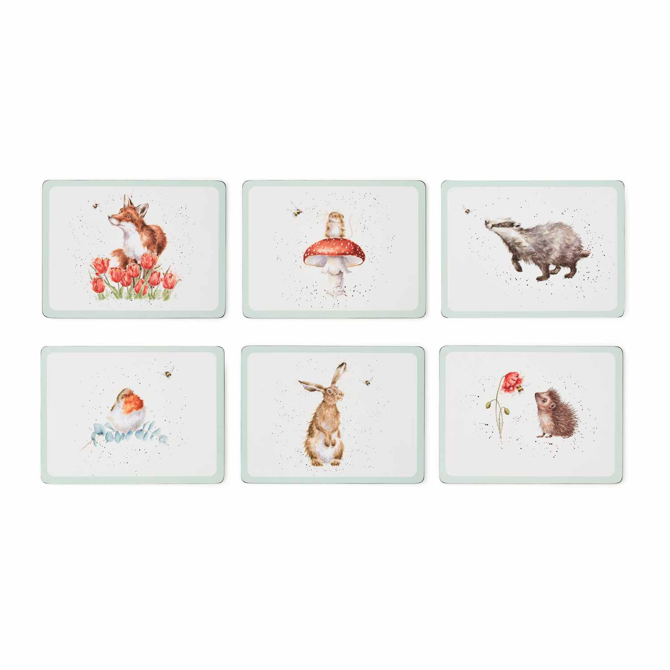 Pimpernel Wrendale Designs Bee Set of 6 Placemats