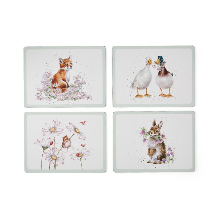 Wrendale Wildflower' animal placemats