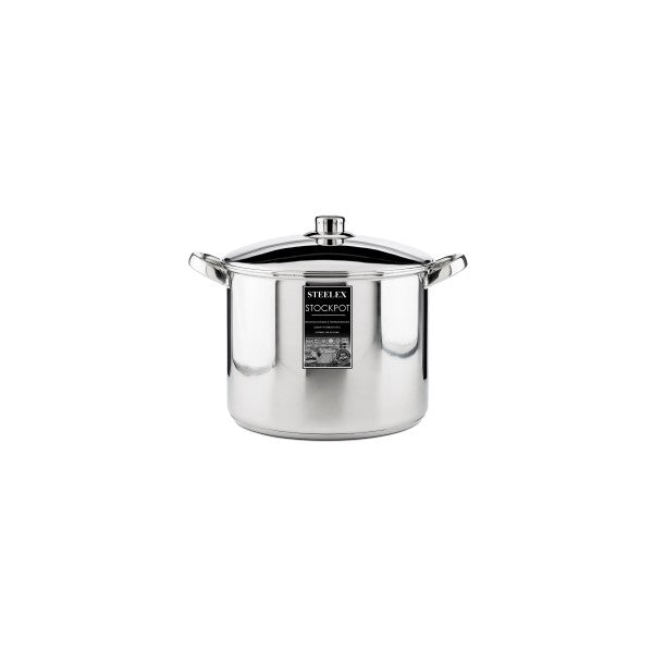 Steelex Stainless Steel Stockpot 30cm