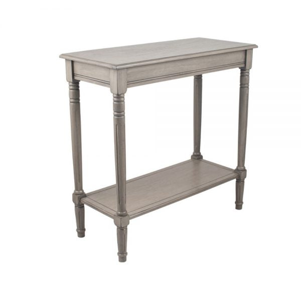 Heritage Taupe Pine Wood Console Table