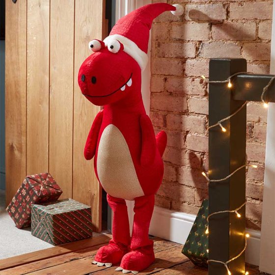 Christmas Festive Dino - Humongous - Red