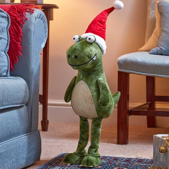 Christmas Festive Dino - Large - Green