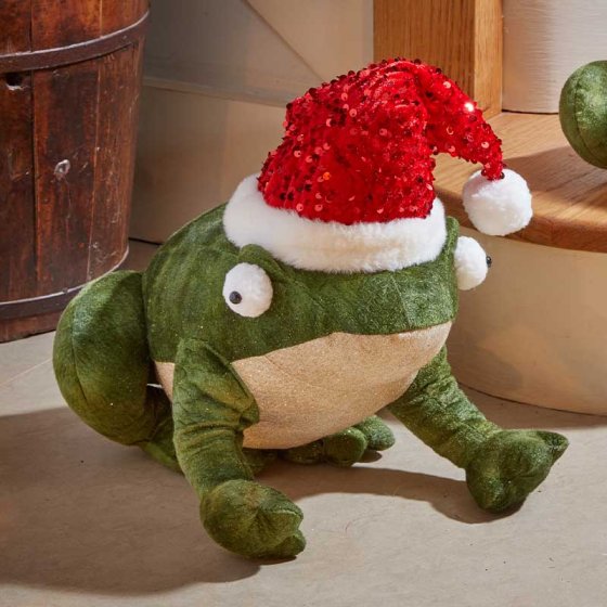 Christmas Festive Frog - Large