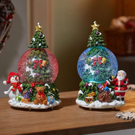 Christmas Musical TreeSpin 10cm (Assorted)