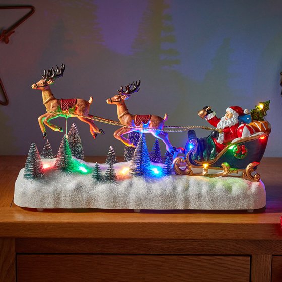 Christmas Flying Reindeer! SleighScene