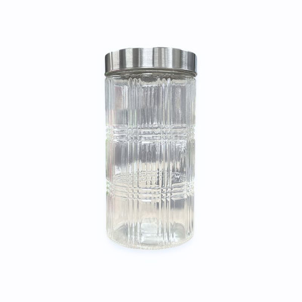 Glass Storage Jar & Stainless Steel Lid 1700ml