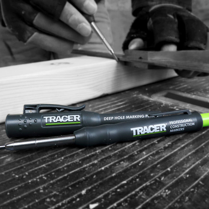 Tracer Deep Hole Construction Pencil With Holster