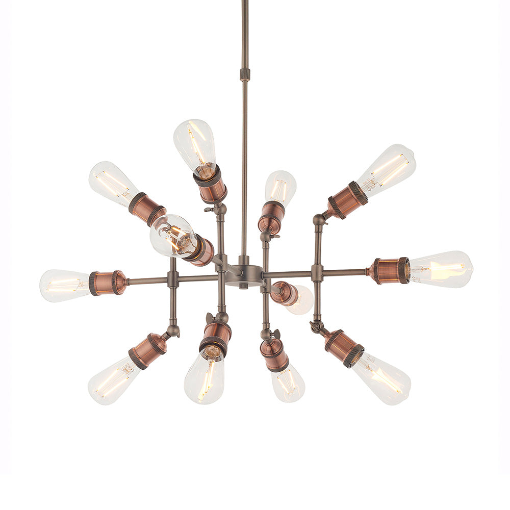 Endon Hal 12 Light Pendant