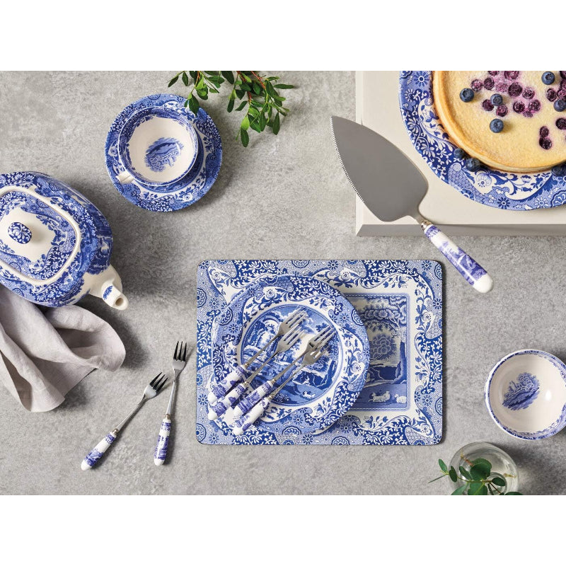 Pimpernel Blue Italian Set of 6 Placements