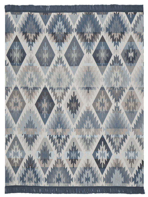 Biederlack Cotton Rich Ikat Diamond Natural 140 x 180