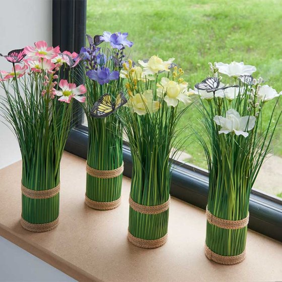 Artificial Faux Bouquet - Fleurettes 30 cm