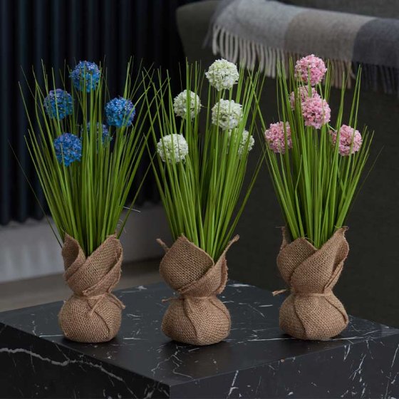 Faux Bouquet - PomPomettes 40 cm